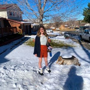 Red skirt from ROOLEE